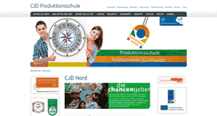 Desktop Screenshot of cjd-produktionsschule.de